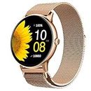 Fire-Boltt Phoenix Ultra Luxury Stainless Steel, Bluetooth Calling Smartwatch, AI Voice Assistant, Metal Body with 120+ Sports Modes, SpO2, Heart Rate Monitoring (Gold)
