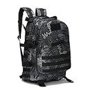 F FABOBJECTS® Picnic Set 40L Backpack Men Military Camouflage Hunting Bag Outdoor Molle Sport Hiking Climbing Camping Army Backpack Fishing Bags (Color : Hortel�)