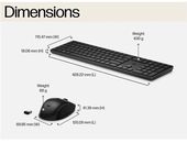 HP Wireless Keyboard and Mouse Combo 650 - Black
