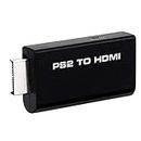 Etzin PS2 to HDMI Converter Supports All PS2 Display Modes with 3.5mm Audio Converter