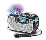 VTech SuperSound Karaoke – Karaoke-Box mit hochwertigem Klang, Mikrofon, Discokugel, tollen Soundeffekten und Stimmverzerrer – Ab 14 Jahren Bluetooth Modern