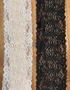 Lace Trim White 80mm Stretch Bra Lingerie Clothing Accessories Sewing Bridal