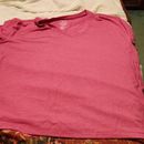 Nine West Tops | Dusty Rose Pink V Neck Shirt | Color: Pink | Size: Xxl