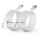iPhone Charger [Apple MFi Certified], 2Pack 6ft Fast Lightning Cable for Long Cord, Apple Charging Cord for iPhone 12/11 Pro/11/XS MAX/XR/8/7/6s/6/5S/SE iPad/Air Original