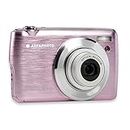 AGFA PHOTO Realishot DC8200 - Fotocamera digitale compatta Cam (18 MP, video Full HD, schermo LCD da 2,7", Zoom ottico 8X, batteria al litio e scheda SD da 16 GB), colore: Rosa