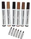 Akanbou Furniture Repair System Touch Up Markers- 12Pc Wood Scratch Cover Restore Kit