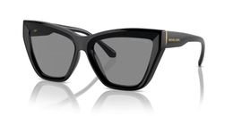 Michael Kors MK2211U Sunglasses Black Frame W/ Dark Grey Solid Lens Color - NEW
