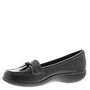 Clarks Women's Ashland Bubble Slip-On Loafer, Black, 8 US