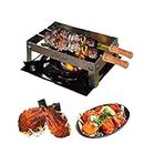 ANSHEZ® Small Barbeque Grill Stand For Gas Stove | Gas Tandoor Grill For Home | Foldable Chhota Tandoor with 2 Skewers & 1 Jali | Free Standing | Gas Powered