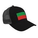 Flag of The Sac and Fox Nation Baseball Cap for Men Women Outdoor Adjustable Breathable Mesh Cap Unisex Snapback Dad Hat Black, Black, One Size