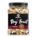 Elly Nuts Mix Dry Fruits And Nuts [Almonds,Pistachios,Cashew,Kishmish,Apricot,Black Raisins Healthy Gift Hamper For Every Occasion Fresh And Healthy Dry Fruits,Seeds And Nuts(1Kg)-Diwali Gift Pack