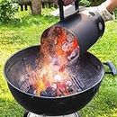 Overa Charcoal Chimney Starter for Charcoal Grill Fire Starter Barbecue BBQ Steel Chimney Lighter Quick Rapid for Grilling Camping Outdoor Cooking Tools Accessories BBQ