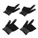 HOMSFOU 1 Pair Gloves Game Glove Winter Mittens for Kids Mittens for Men Finger Guards Finger Sleeves for Gaming Touch Screen Finger Tip Kids Mittens Non- Video Carbon Fiber Breathable