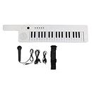 37 Key Keyboard Piano Portable Guitar Electronic Organ Mini Keytar with Microphone for Beginners Kids (BF-3755 white) Keyboard Instrument