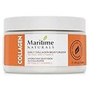 Maritime Naturals Daily Collagen Moisturizer, Retinol Cream, Collagen, Jojoba Oil, & Vitamin E, Face Cream for Women & Men, Made with Organic Ingredients, 120 ml