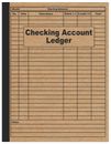 Checking Account Ledger Large Checkbook Transaction Register Balance Book 