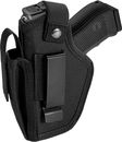Belt & Clip Gun Holster With Built-In Magazine Pouch For Ruger LC9 or LC9s