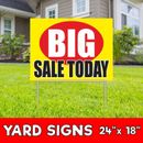 BIG SALE TODAY Yard Sign Corrugate Plastic with H-Stakes clearance discount save