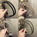 Women's Two-Layer Crystal Headband Hair Band Hair Hoop Accessories Gifts Party