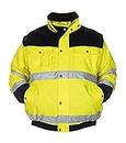 Hydrowear 047501 Luik 3 in 1 giacca da pilota, Beaver, 50% poliestere/50% cotone, misura 6 x L, giallo/navy