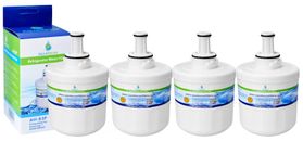 4x kompatibler Wasserfilter für Kühlschrank Gefrierschrank Samsung DA29-00003F, DA97-06317A-B
