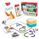 Osmo - Little Genius Starter Kit for iPad - 4 Educational Learning Games - Ages 3-5 - Phonics and Creativity - STEM Toy Gifts for Kids, Boy and Girl - Ages 3 4 5 Preschool (Osmo iPad Base Included)
