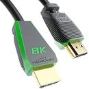 8K HDMI 2.1 Cable, Certified Gamer Edition – 6ft (8K@60Hz, Ultra High Speed/48G for 10K, 8K or Ultra Fast 144 Hz at 4K, Optimal for PS5/Xbox and Gaming PC, Monitor/TV, Grey) – CableDirect