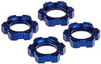 Traxxas 7758 X-Maxx Serrated, Blue-Anodized Wheel Nuts (set of 4)