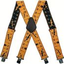 Men's Suspenders Elastic Wide X-shaped Belts Clothing Decorative Accessories For Working Outdoor, Ideal Choice For Gifts