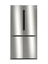 Bosch Home & Kitchen Appliances KFN96APEAG French Door Fridge Freezer with XXL Capacity, NoFrost, HomeConnect, VitaFresh XXL Pro 0C, 183 x 91 cm, Silver, Freestanding, Serie 6