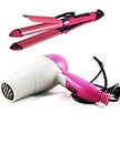 E-DUNIA Professional Straightener and Curler with NV Hair Dryer (Combo) Personal Care Appliance Combo (MULTI COLOR)(DRYER + Straightener)