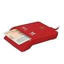 Woxter Elektronische ID Reader Rot - elektronische ID-Leser, ID 3.0, kompatibel mit PC und MAC
