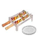 Chefman Gas Barbeque Grill Chhota Tandoor With 2 Skewers & Gas Saver