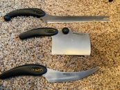 Miracle Blade Knives LOT OF 3- Chop N scoop, Filet and All Purpose Slicer