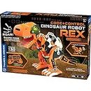 Thames & Kosmos Code+Control Dinosaur Robot REX Robotics & Engineering STEM Kit | Build & Program a Robotic T. Rex | Includes Sensor, Motor, Lights & Sounds | No App Required | Ages 8+