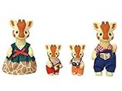 Calico Critters Highbranch Giraffe Family - Set of 4 Collectible Doll Figures for Children Ages 3+