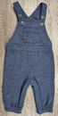 Baby Boy Clothes Old Navy 3-6 Month Blue Soft Overalls