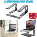 Aluminum Laptop Stand Portable Ergonomic Tray Holder Cooling Riser For Notebook