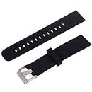 Yeworth Silicone Watchband Wristband for Samsung Galaxy Gear 2 R380, Neo R381, Live R382, LG G Watch W100/W110/W150, Asus Zenwatch and Pabble Time Ticwatch Smart Watch Strap