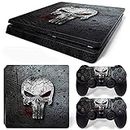 Elton The Punisher Theme 3M Skin Sticker Cover for PS4 Slim Console and Controllers