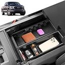 ASZSK Center Console Organizer for F150 2021-2024,Armrest Storage Box Tray Compatible with Ford F-150,Install Directly Durable Material F 150 Accessories