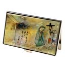 MOP Lovers Painting Business Name ID Credit Card Holder Case Money Wallet Box