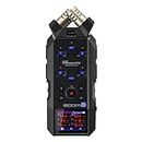 Zoom H6essential (2024 Model, Essential Series) with 32-Bit Float, Accessibility, 6-Track Recorder, Stereo Microphones, 4 XLR/TRS Inputs, USB Audio Interface, for Musicians, Podcasters, & Filmmakers