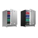 VEVOR 24" Built-in Beverage Refrigerator Fridge Cooler 185QT Beer Indoor/Outdoor