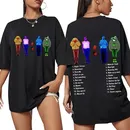 Rapper Chris Brown 11:11 Album T Shirt Men Women Fashion Hip Hop T-shirts Fans Gift Summer Casual