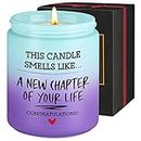Fairy's Gift Candle, New Chapter Gifts - New Beginnings Gifts for Women, Coworker Friend - New Job, New House, Congratulation Gifts for Women - Break Up, Engaged, Retired, Moving Away Gifts