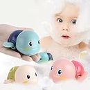 2 PCS Bath Toys Water Toys for Kids Bath Cute Swimming Bath Toys for Toddlers 1-3 Year Boy Girl (Random Color)