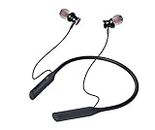 Wireless Bluetooth Headphones Earphones for Google Pixel 6a Earphone Bluetooth Wireless Neckband Flexible In-Ear Headphones Headset With Mic, Extra Deep Bass Hands-Free Call/Music, Sports Earbuds, Sweatproof Sports Headset Professional Bluetooth 5.1 Wireless Stereo Sport Hi-Fi Sound Hands-Free Calling Buds-LH1, BLACK