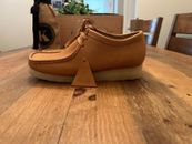 [26168842] NEW MEN'S CLARKS WALLABEE SHOES TAN LEATHER WALKING CASUAL