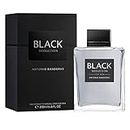 Banderas Perfumes - Black Seduction - Eau de Toilette Spray for Men - Long Lasting - Fresh, Masculine, Casual and Young Fragance - Amber Woody Notes - Ideal for Day Wear 200 ml